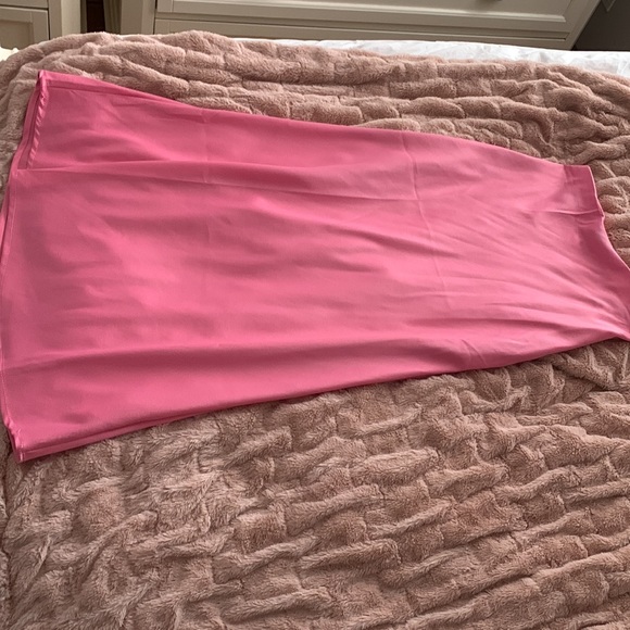 Silk pink skirt: Forever 21 Size Medium runs smaller